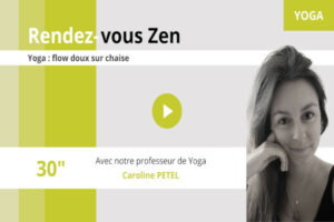 Yoga : flow doux sur chaise